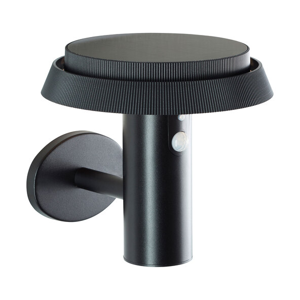 LED-Solar-Wandleuchte Alvero mit Bewegungsmelder