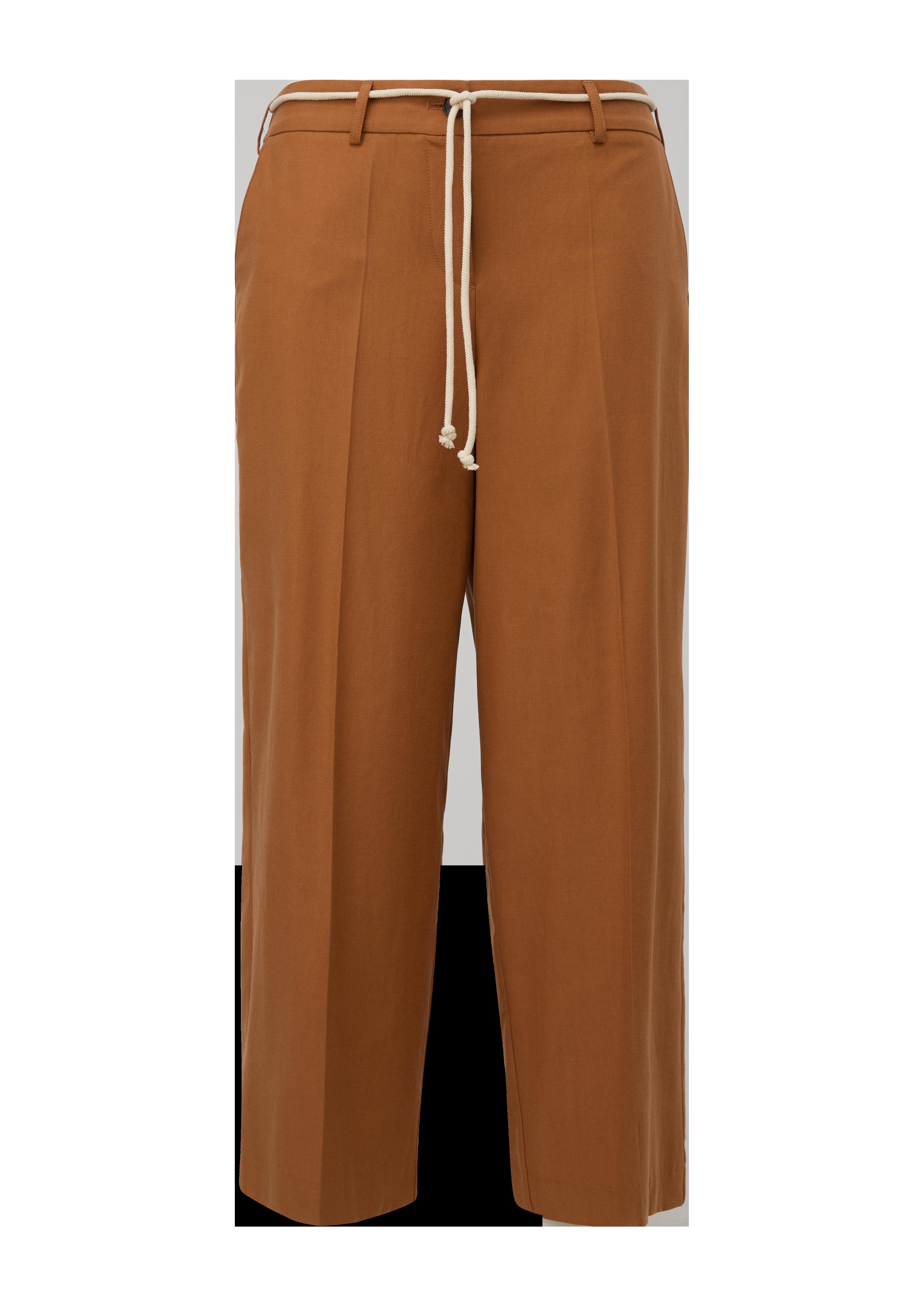 Regular: Twill-Hose aus Viskosemix  2136820-8755