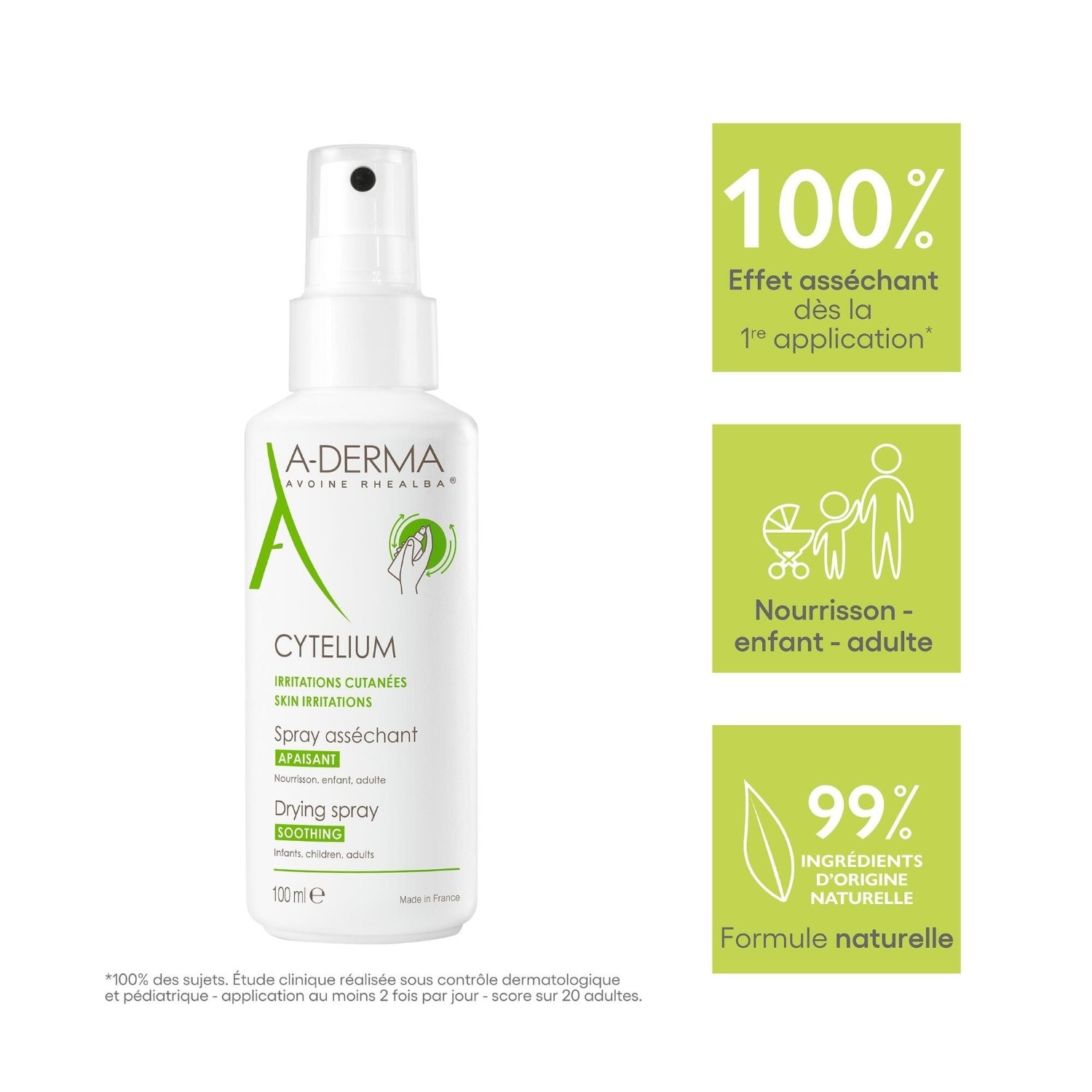 A-DERMA Spray lenitivo ad asciugatura rapida