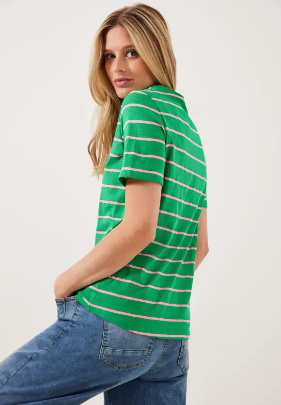 CECIL T-Shirt mit Streifenmuster