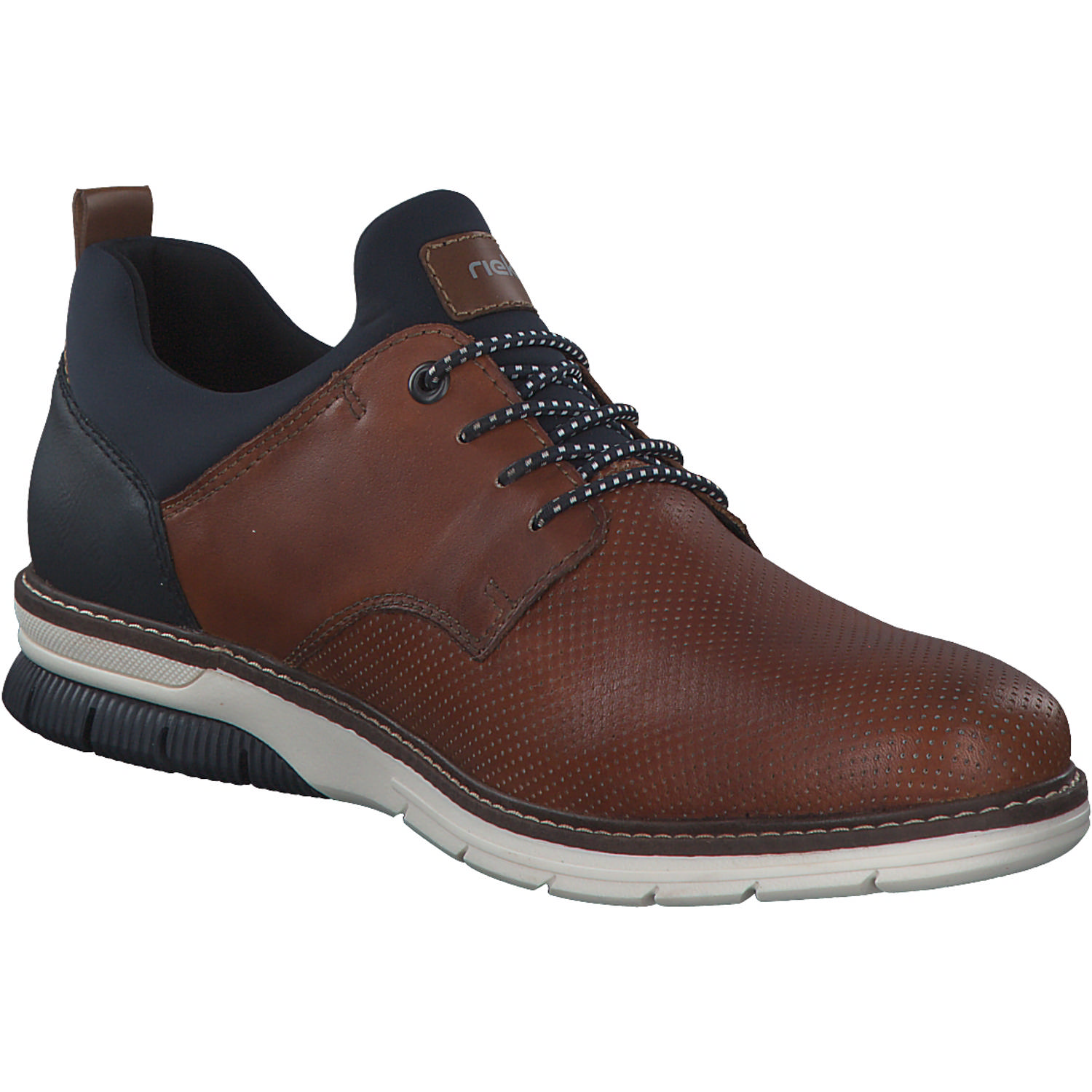 Rieker 14450, Business-Schnürschuhe, Herren, nuss/lake/navy/amaretto