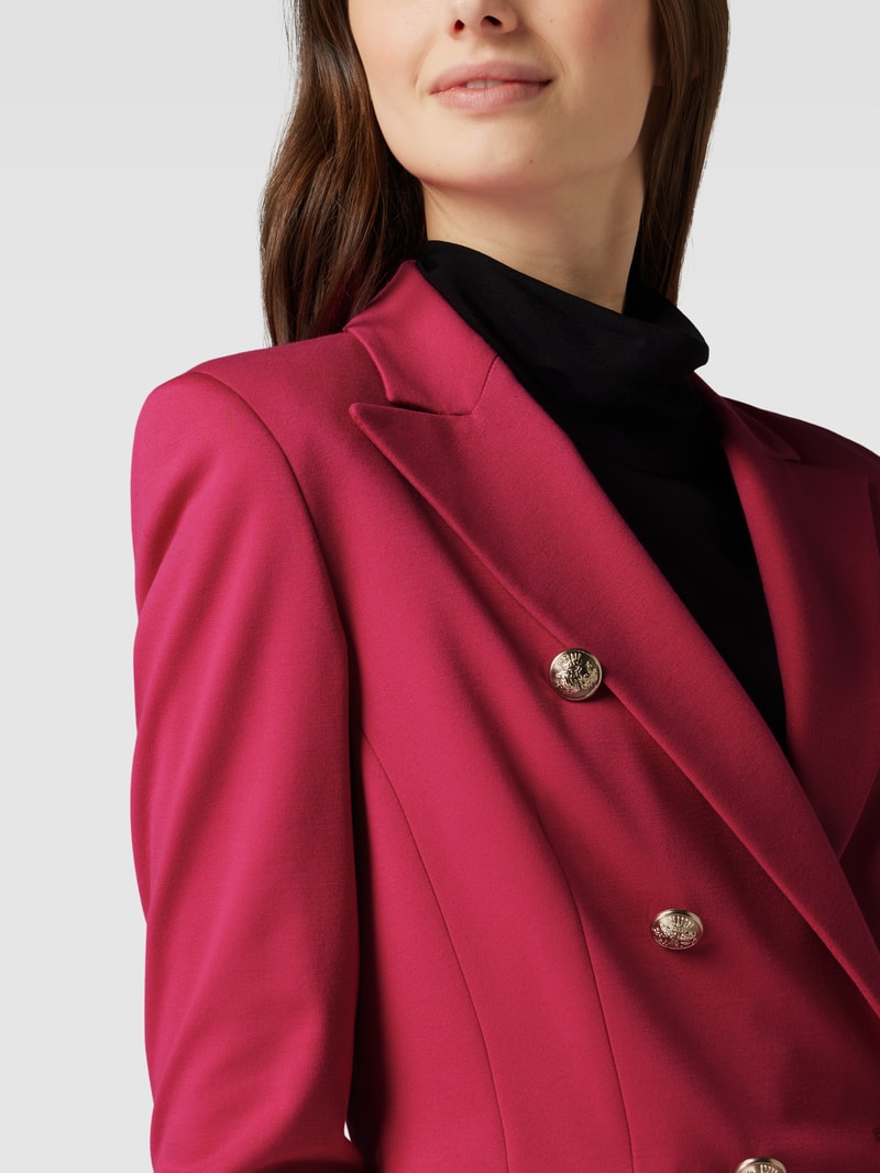 Blazer mit Zierknöpfen in pink