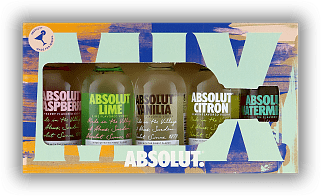 Absolut Five Vodka 5x0,05 Liter Raspberri, Lime, Vanillia, Citron, Watermelon Absolut Five Vodka 5x0,05 Liter Raspberri, Lime, Vanillia, Citron, Watermelon  0,25	 Liter - Vol 38,8%