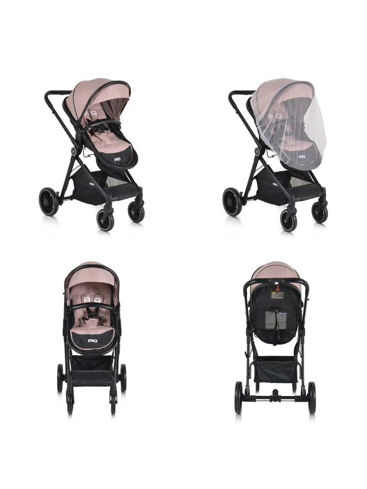 Moni Kinderwagen 2 in 1 Rio 22 kg in rosa günstig kaufen onesize