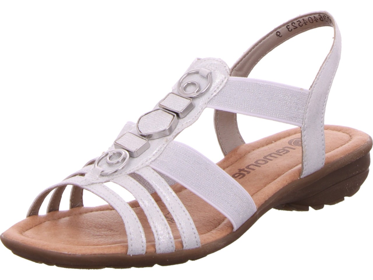 REMONTE Klassische Sandalen grau