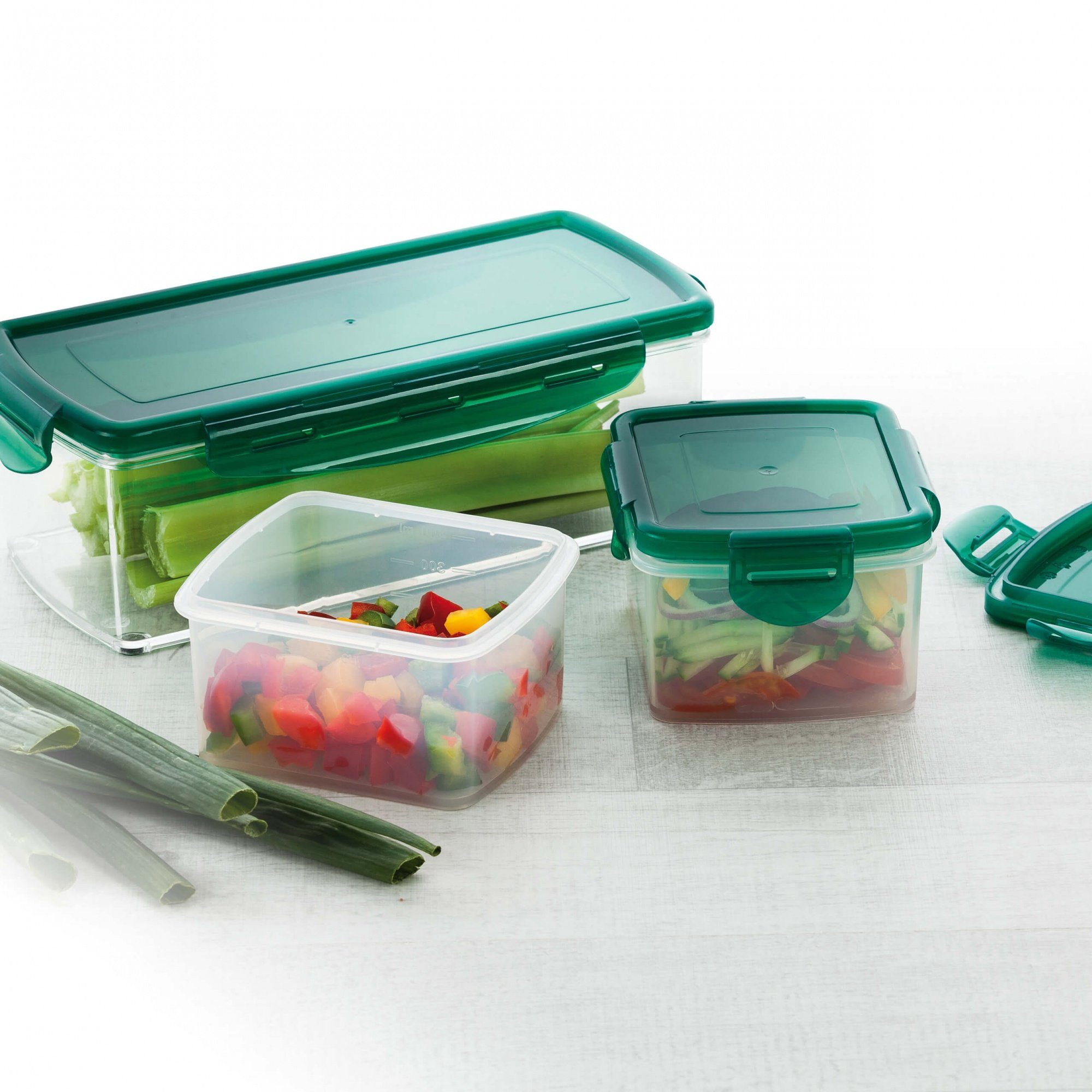 Genius Gemüseschneider Nicer Dicer Fusion smart, Set 34-tlg., mintgrün, präzisionsgeschliffene Klingen aus Edelstahl in GNOX-Qualität