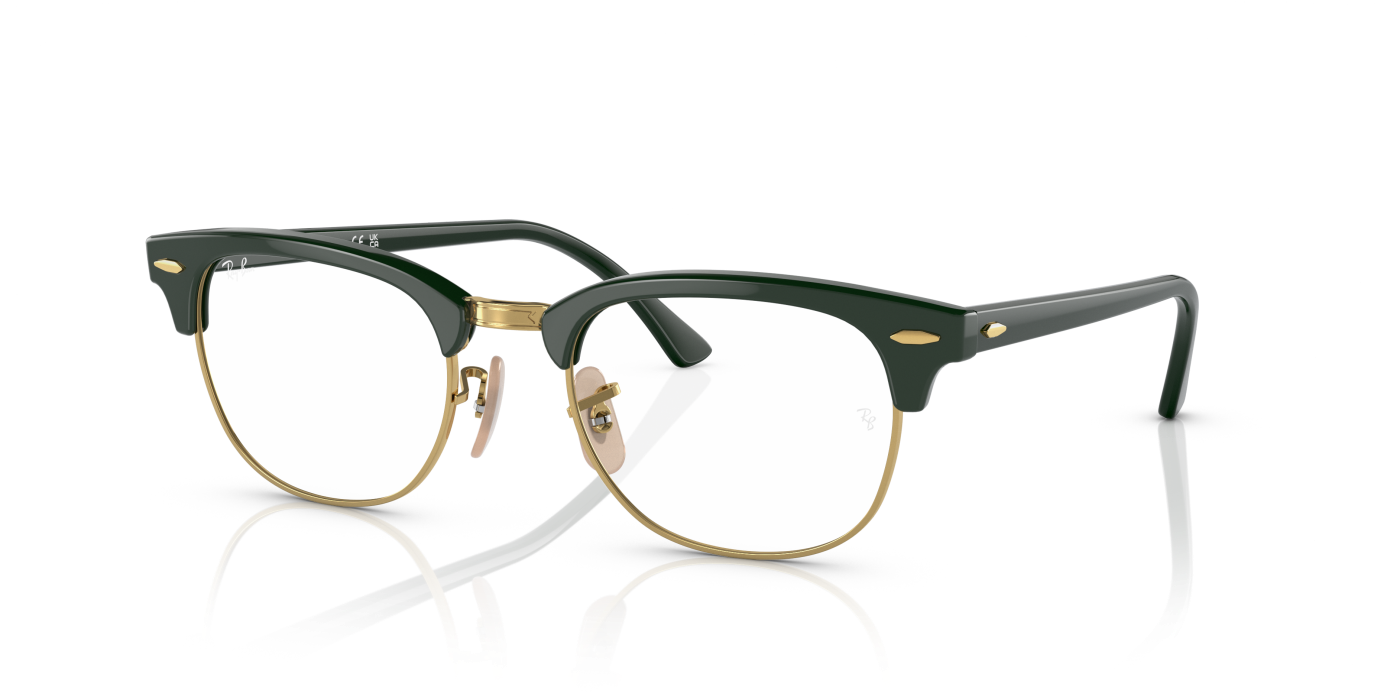 CLUBMASTER OPTICS - Verde Auriu Strălucitor