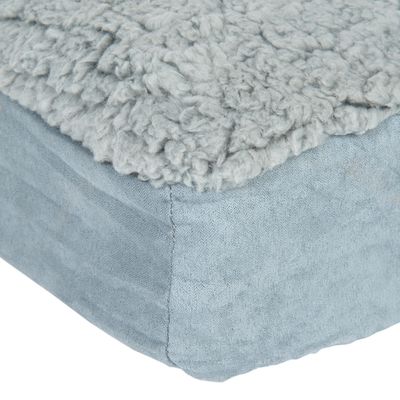 Hundebett Memory eckig, grau