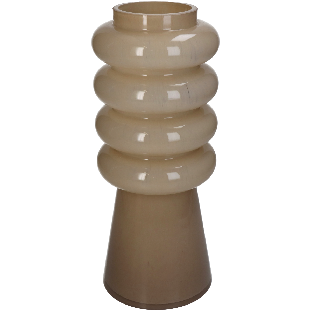Trendhopper Vase Retro Beige 30 cm Hoch