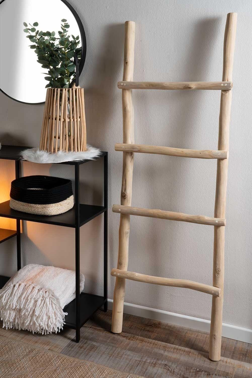 Dekoleiter DELIA, B 50 x H 150 cm, Holz, mit 4 Stufen