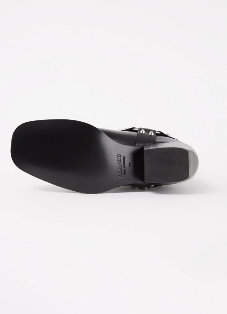 Ghete de motociclist din piele Sandro