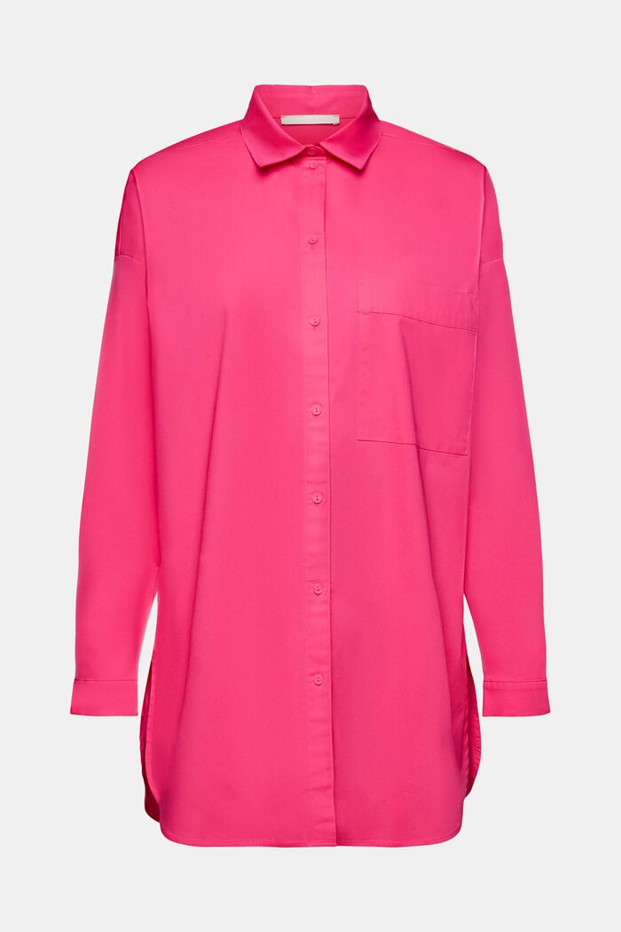 Baumwollbluse mit Tasche