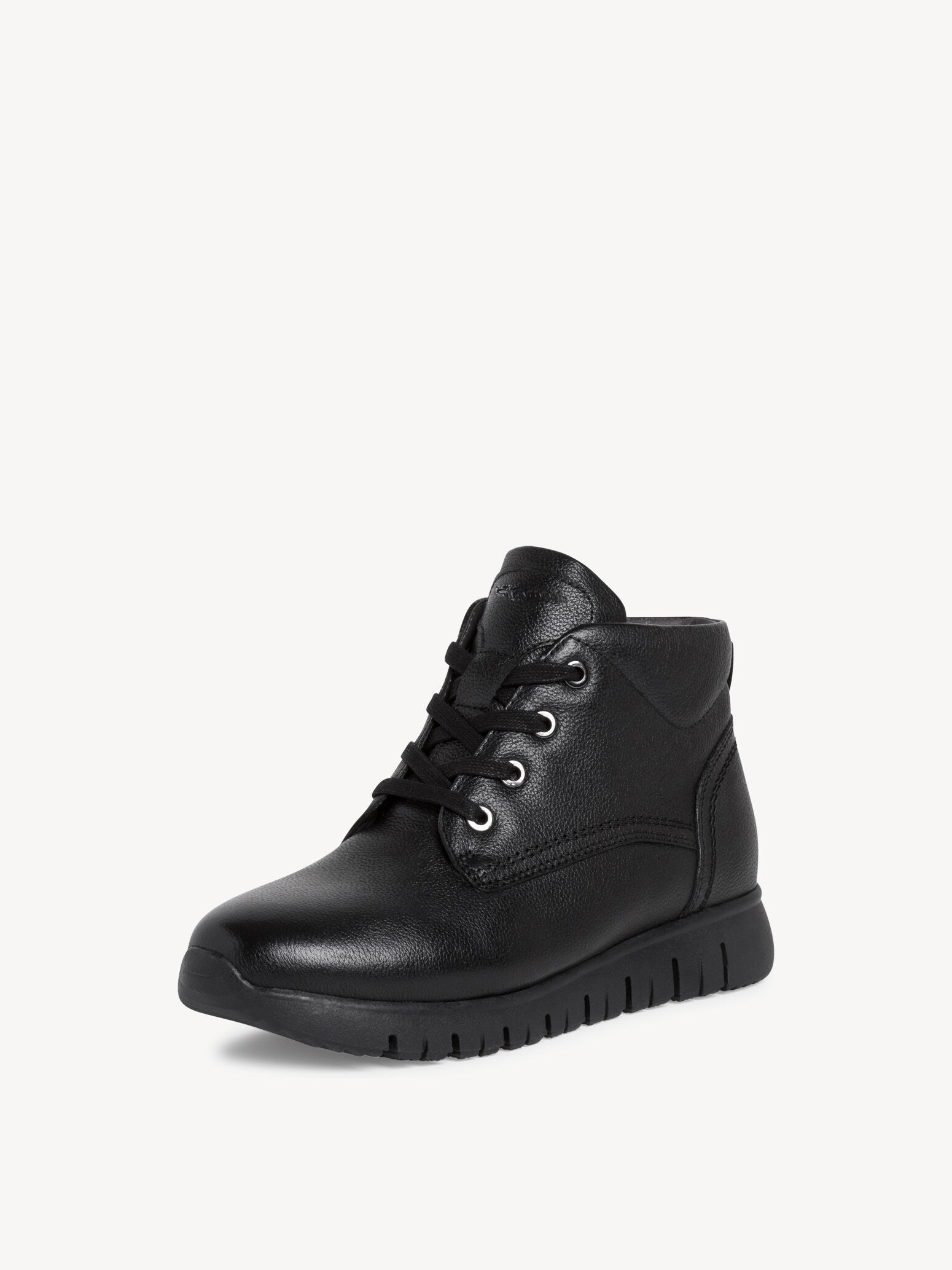Bottine en cuir - noir