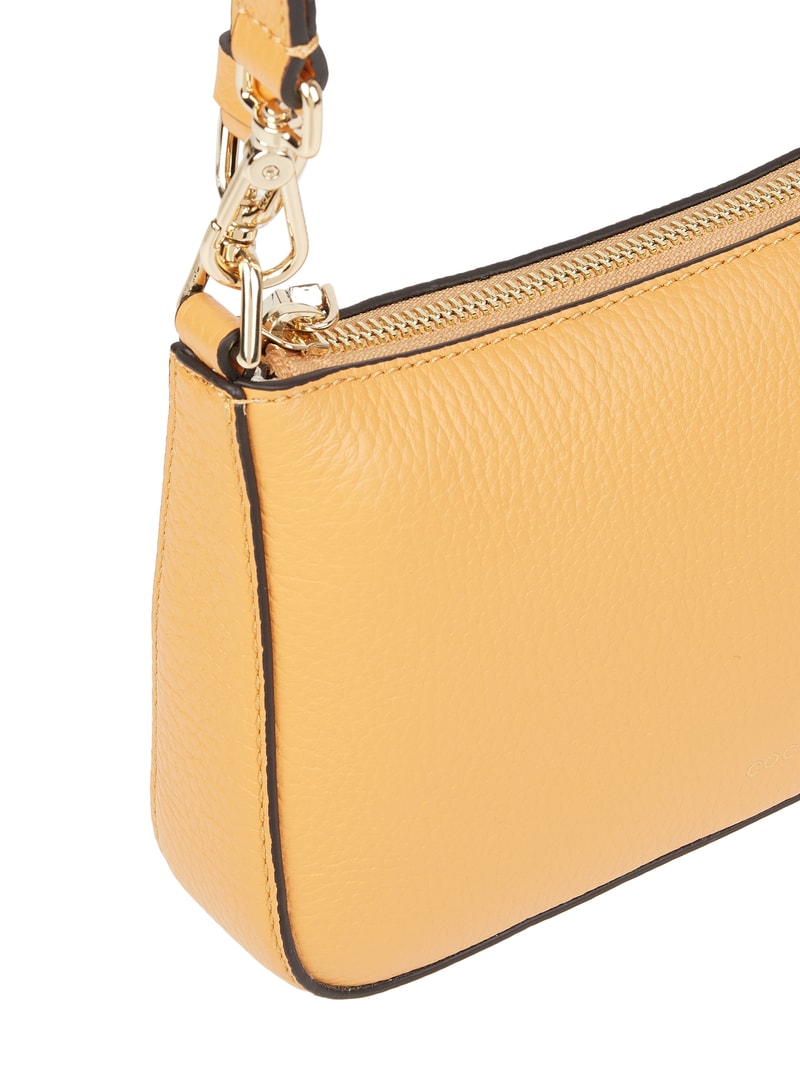 Handtasche aus Leder Modell 'Bonheur'  in apricot