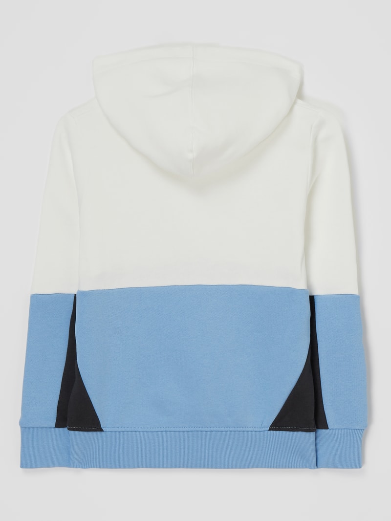 Hoodie aus Baumwolle in bleu