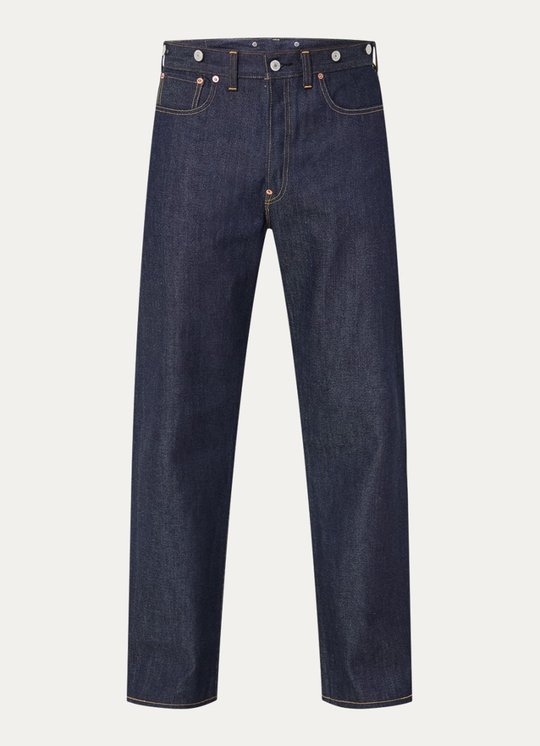 Blugi Levi's 501 cu croială dreaptă, decolorare închisă