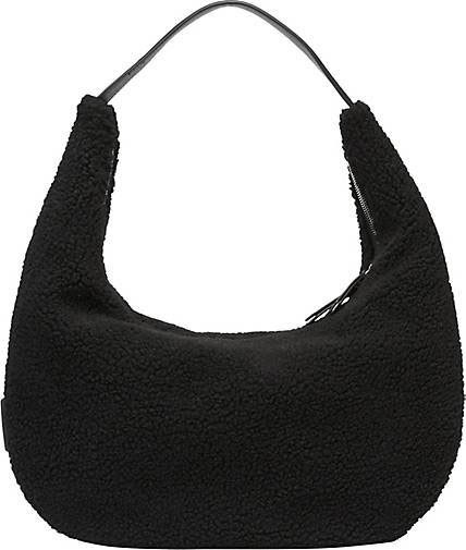 Marc O'Polo Teddy-Hobo Bag mit soften Lammleder-Details