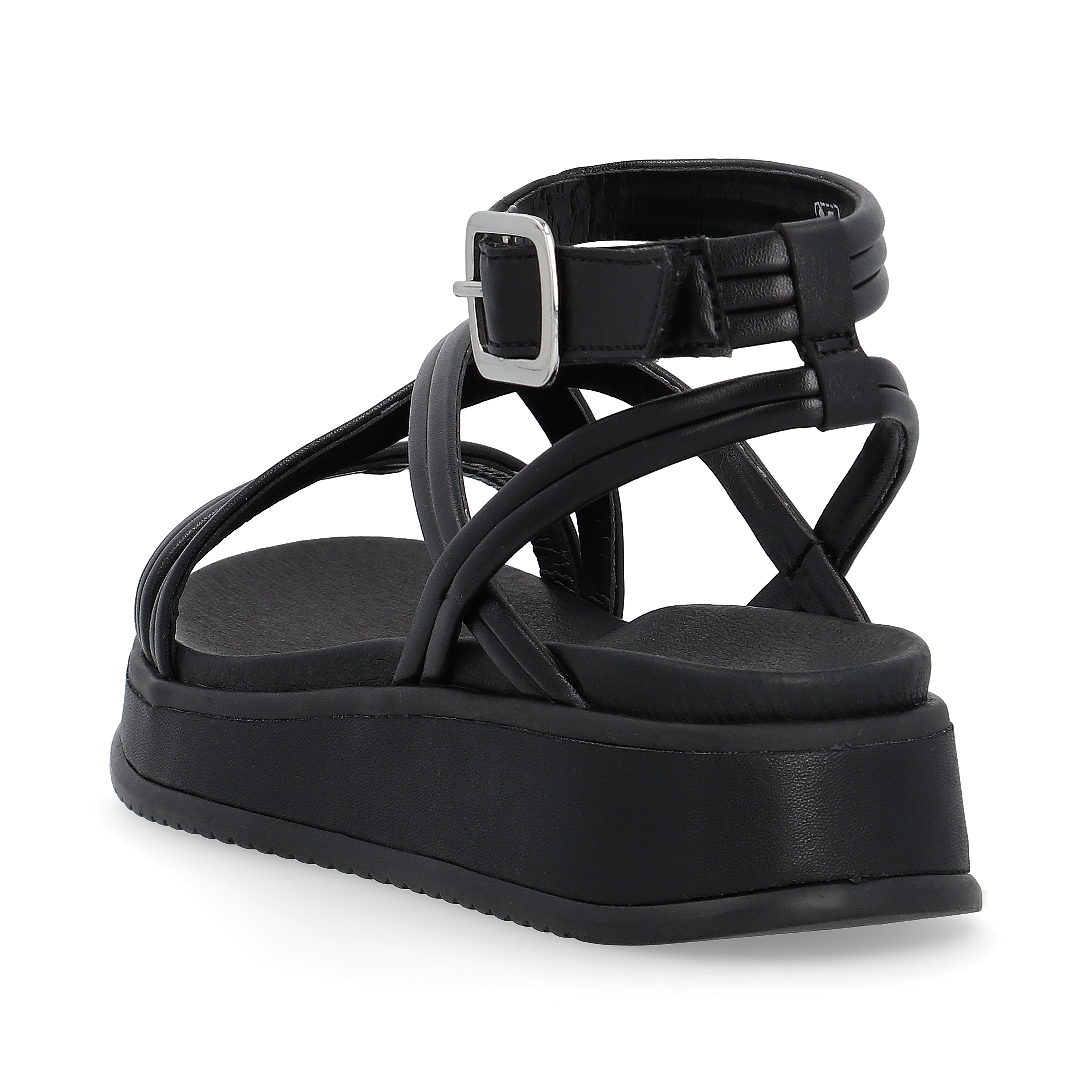Rieker Damen Riemchensandalen noir