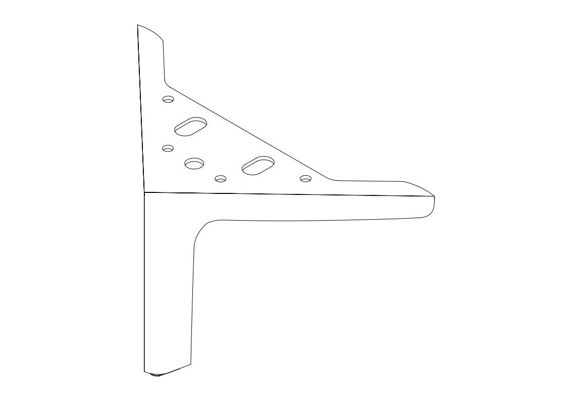 Prima-Online Möbelfuß Eisen Möbelfüße DIY Metall möbelbeine für Schrank Sofa Couch Gold