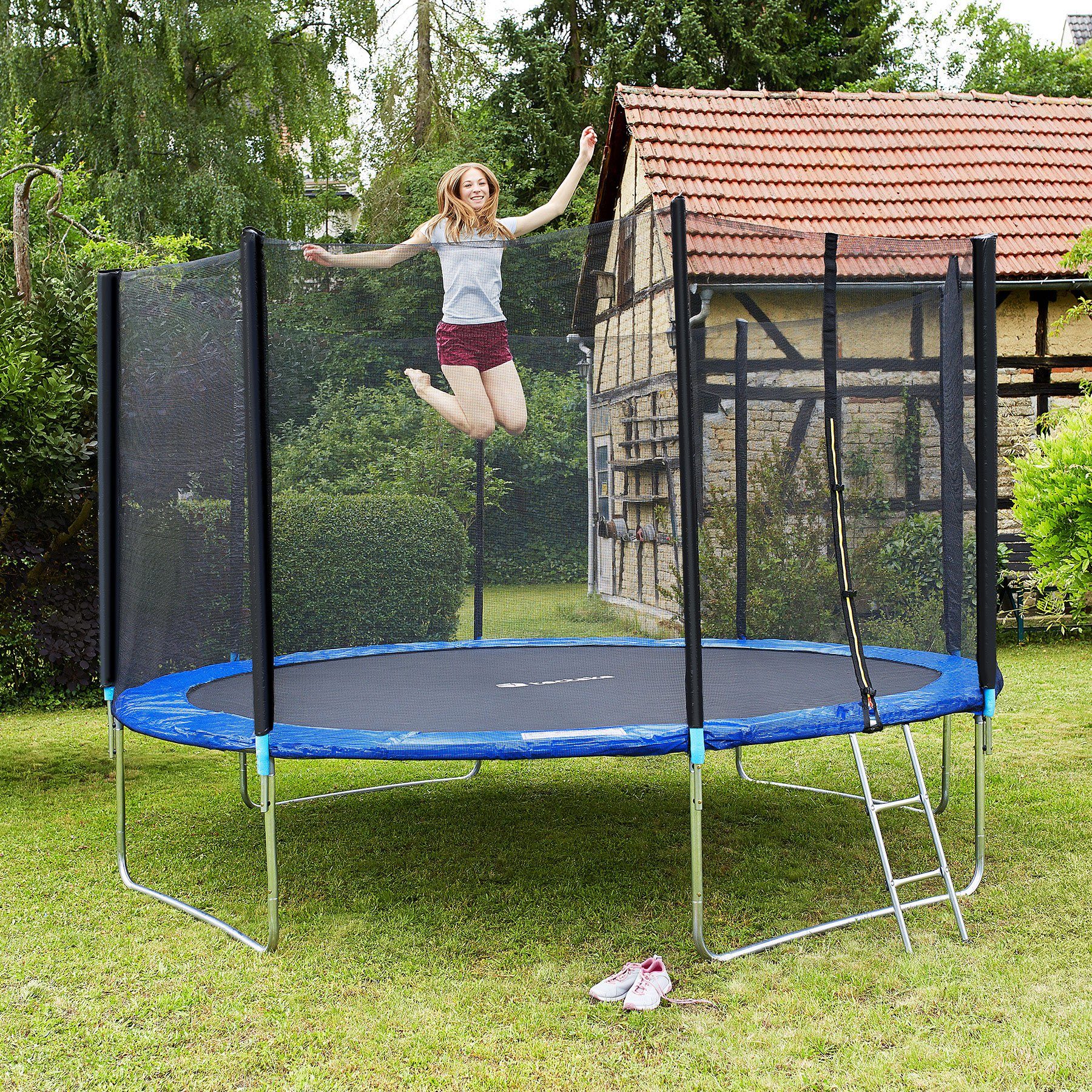 tectake Gartentrampolin Garfunky, (Komplettset)