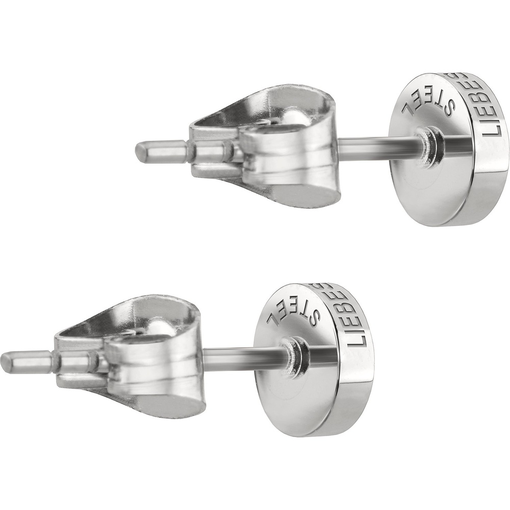 Liebeskind Boucles d'oreilles à fermoir à poussette Acier inoxydable Boucles d'oreilles