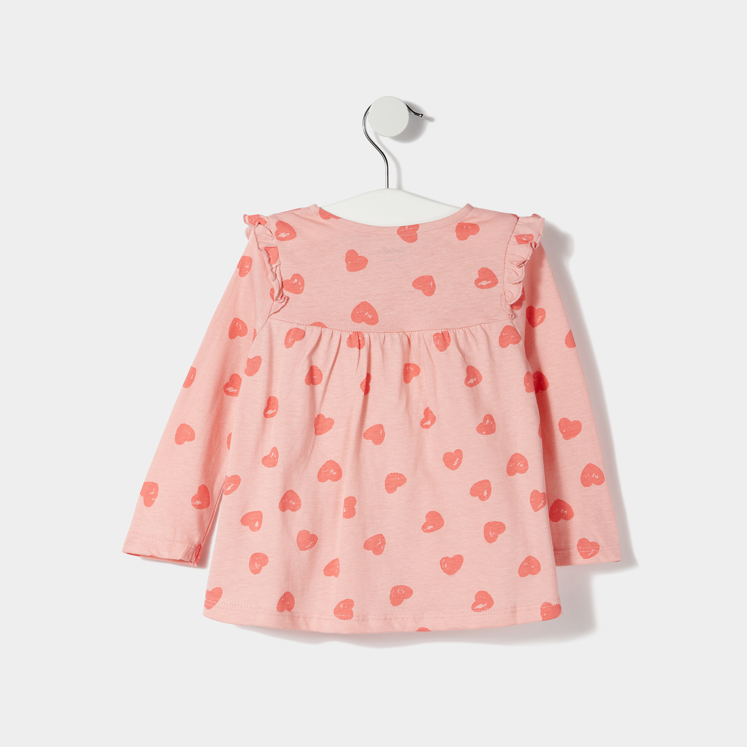 Ensemble 2 pièces blouse et legging rose pastel bébé fille | La Halle
