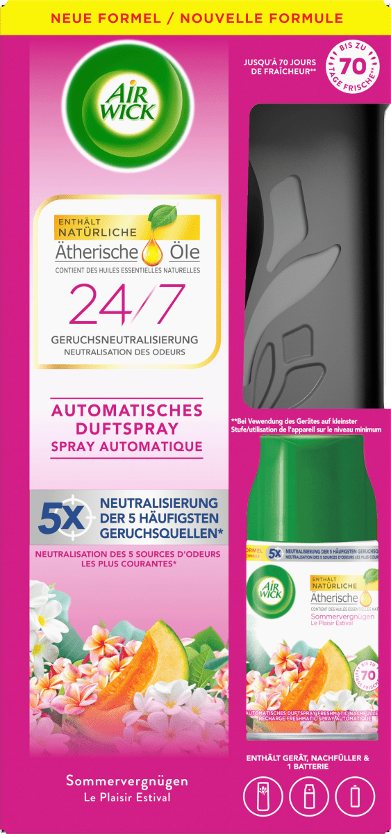 Lufterfrischer Starterset Freshmatic Sommervergnügen, 1 St