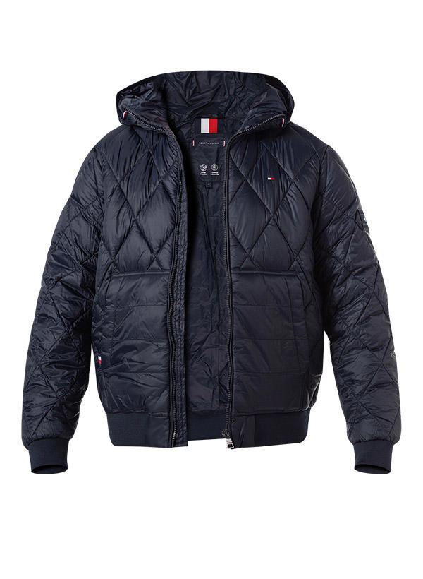 Tommy Hilfiger, Steppjacke, Mikrofaser wasserabweisend, dunkelblau