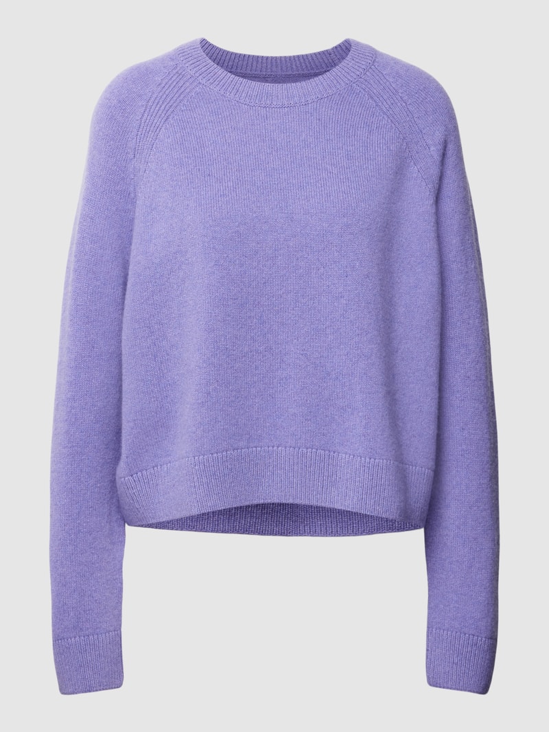 Oversized Strickpullover mit Rundhalsausschnitt Modell 'DILIRIAA' in flieder