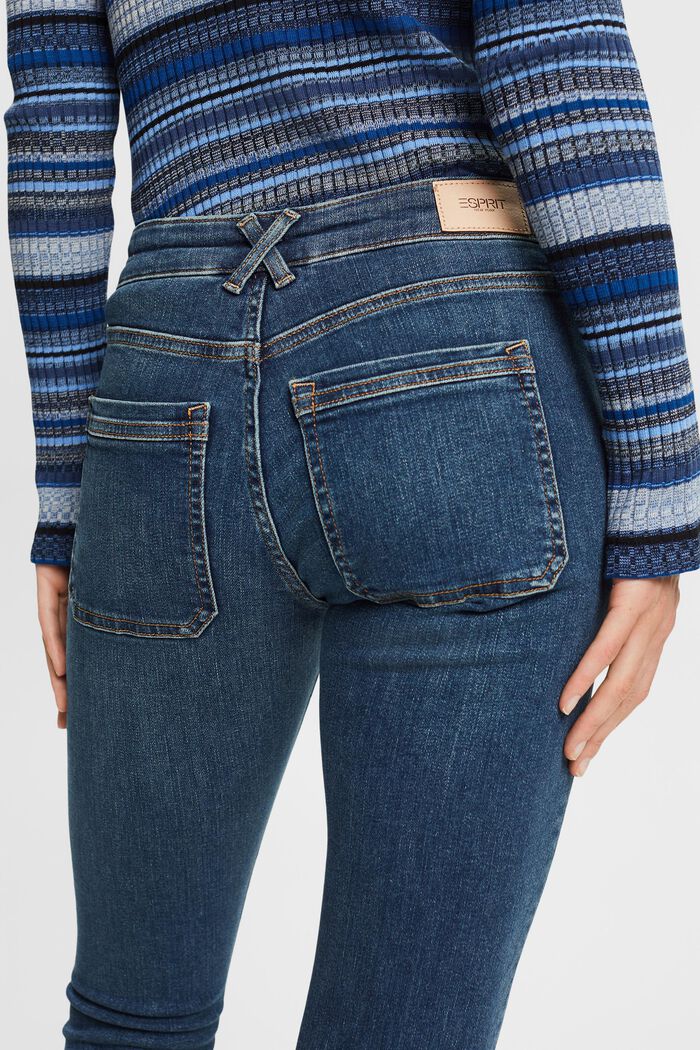 Skinny Jeans mit mittlerer Bundhöhe
