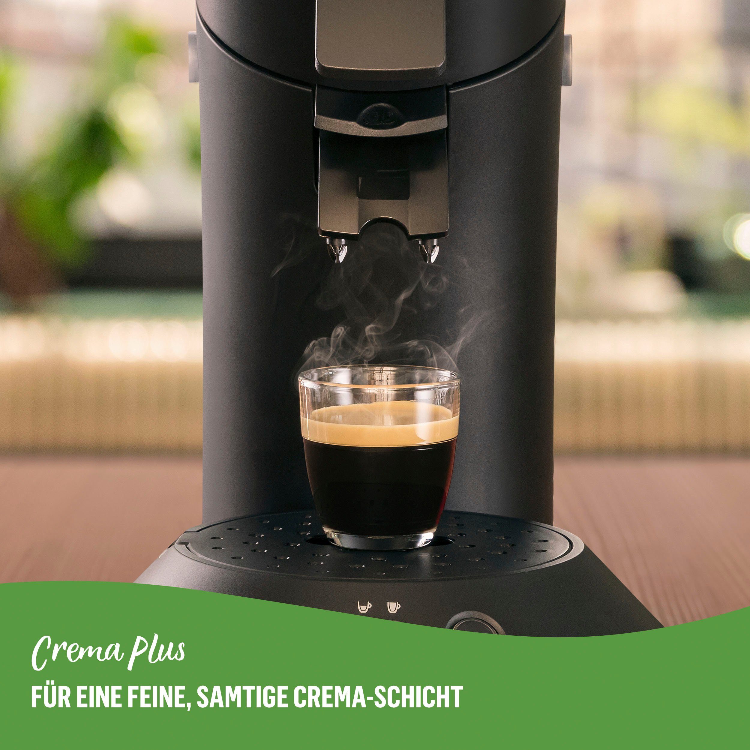 Philips Senseo Kaffeepadmaschine Original Plus Eco CSA210/22, aus 80% recyceltem Plastik*, 100 Senseo Pads kaufen und bis max.33 € zurückerhalten