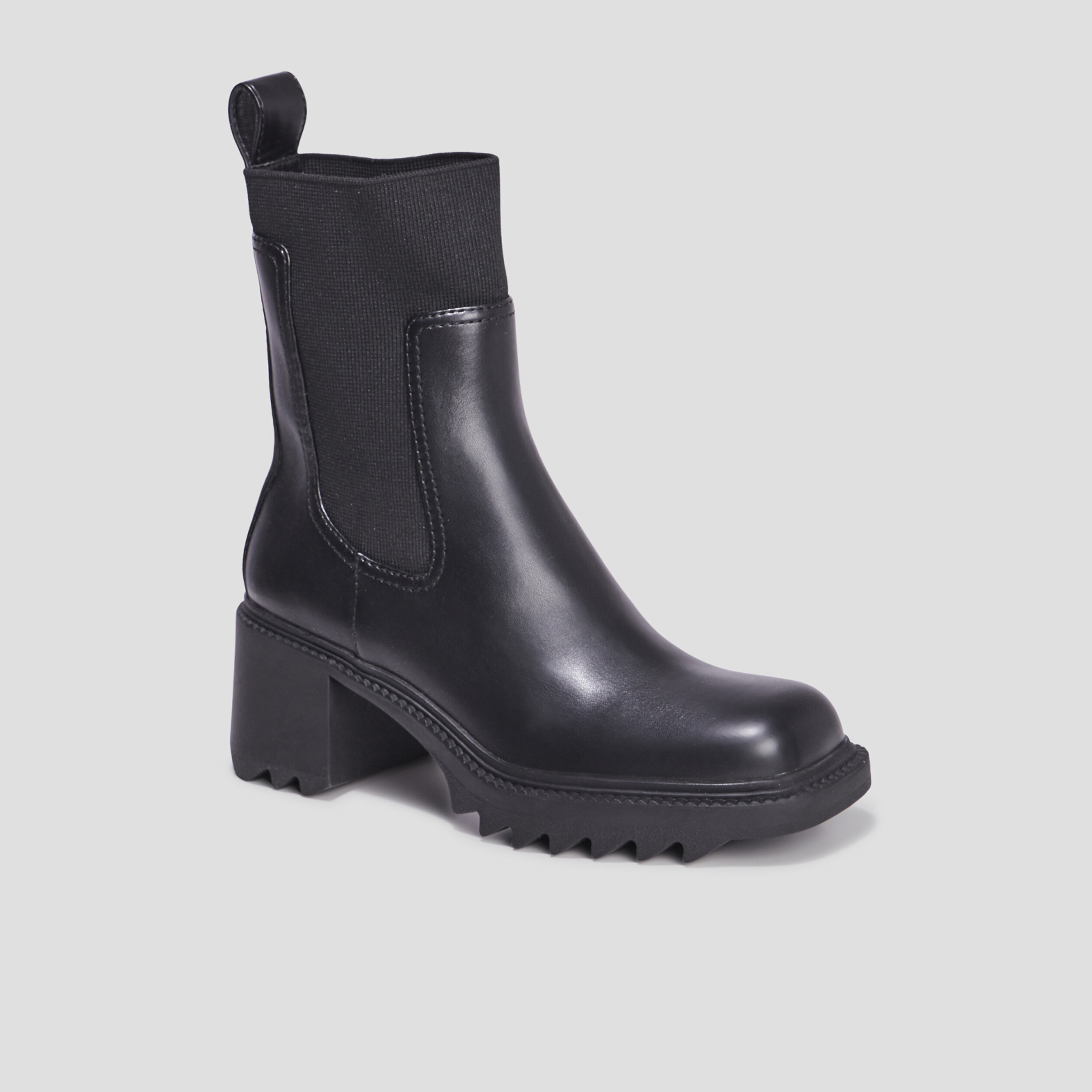 Bottines plateformes et talons noir femme | La Halle