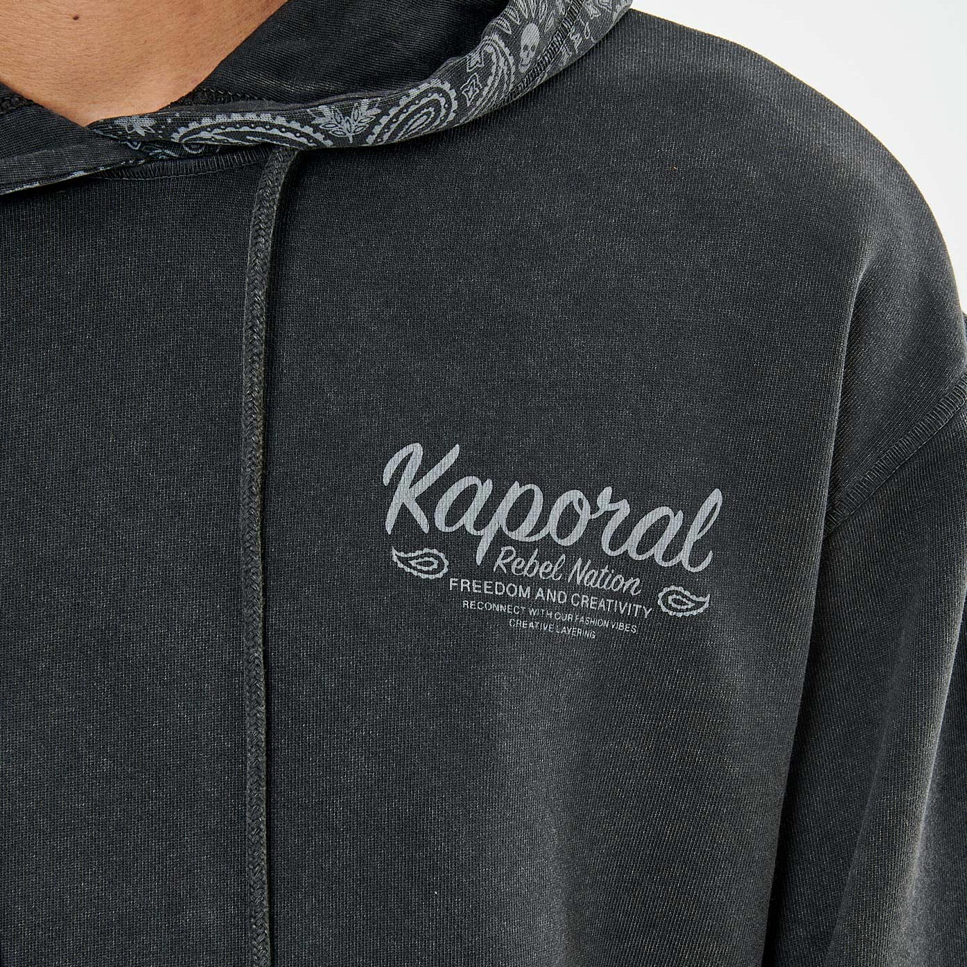 ROHAN  Sweat noir homme 100% coton