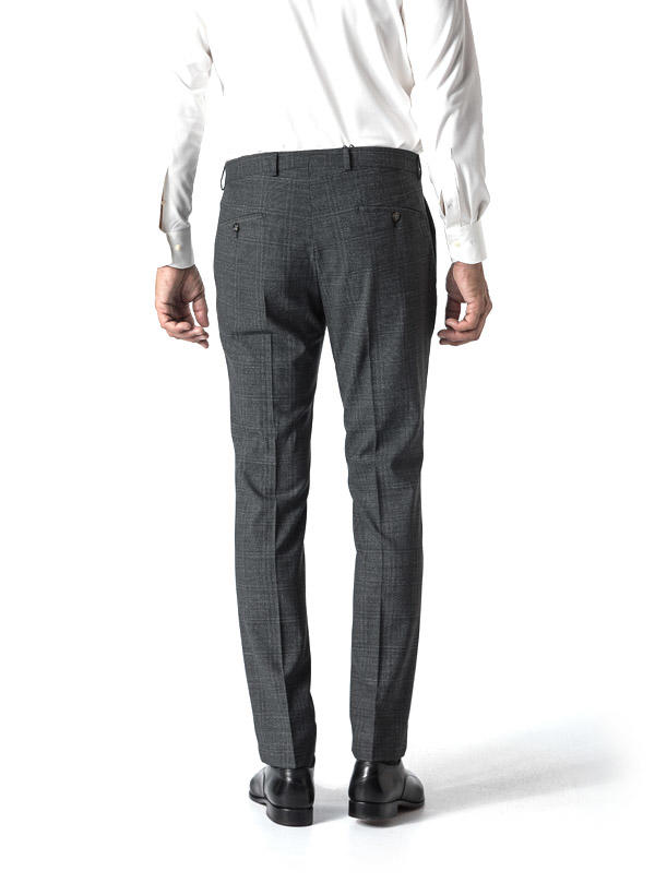JOOP!, Hose Gun, Extra Slim Fit, Wolle, anthrazit kariert