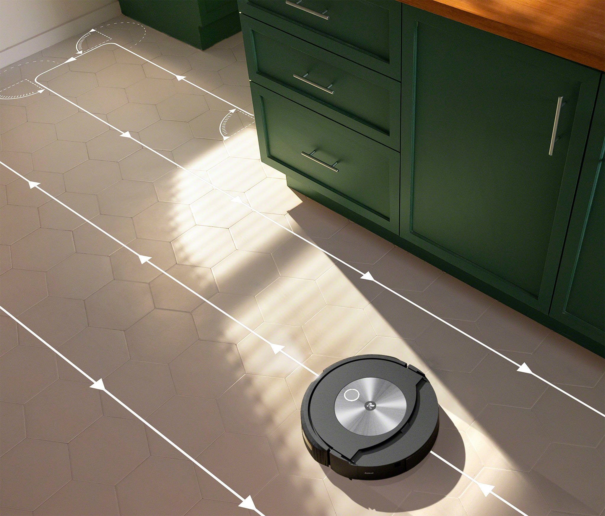 iRobot Saugroboter Roomba Combo j7+ (c755840) mit autom. Absaugstation, Saug- und Wischroboter