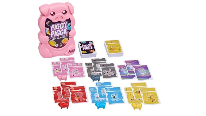 Hasbro Gaming - Piggy Piggy Kartenspiel für Familien