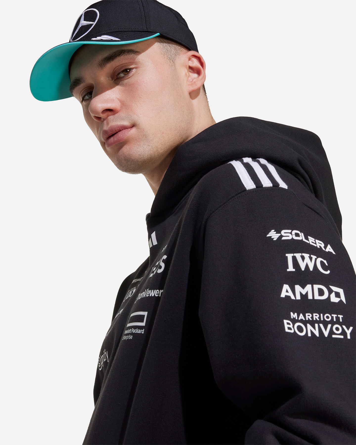 Fan oblečenie Adidas Mercedes Tm M JW5385