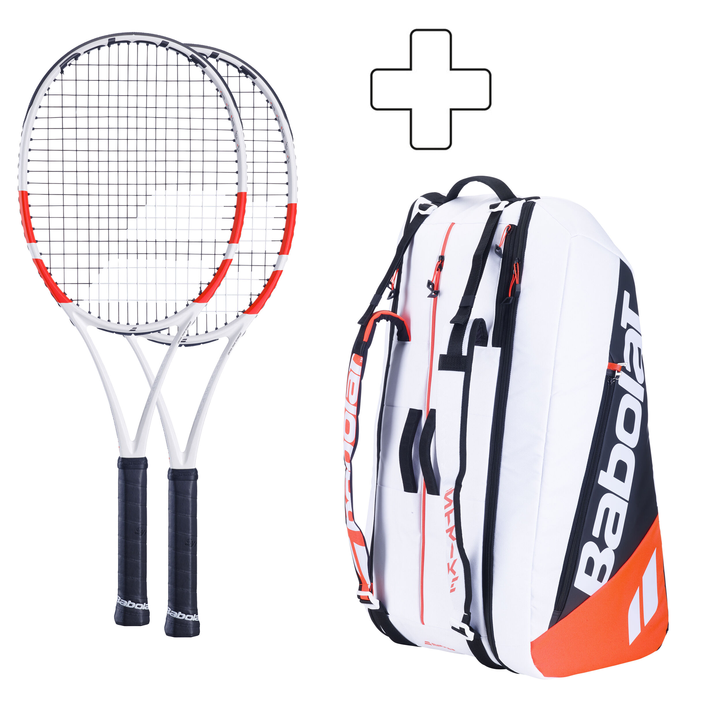 2x Pure Strike 100 16x20 Plus Schlägertasche