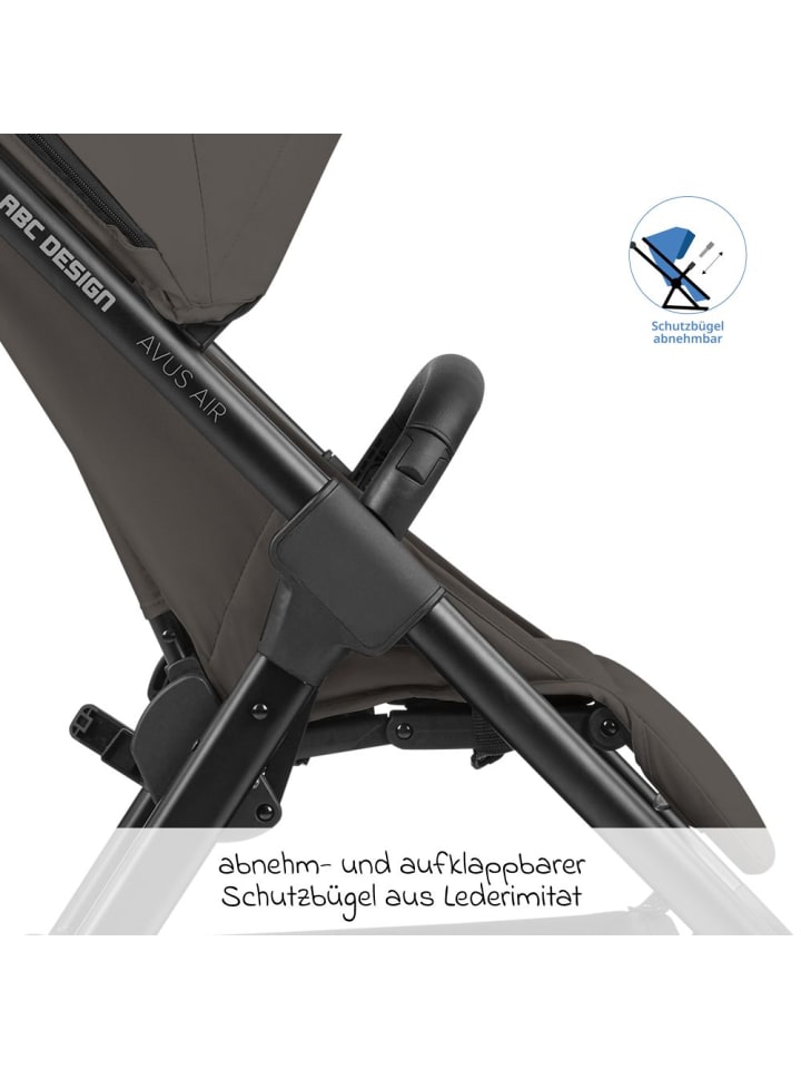 ABC-Design Buggy & Sportwagen Avus Air mit Lufträdern in grau günstig kaufen onesize