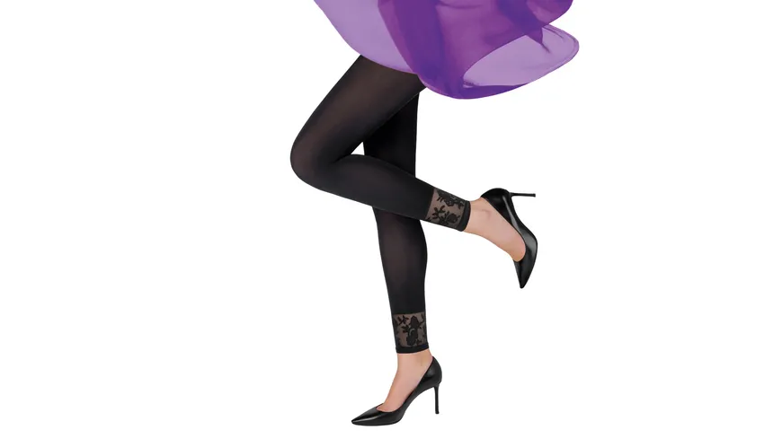 MOVE UP Damen Leggings 50 DEN schwarz