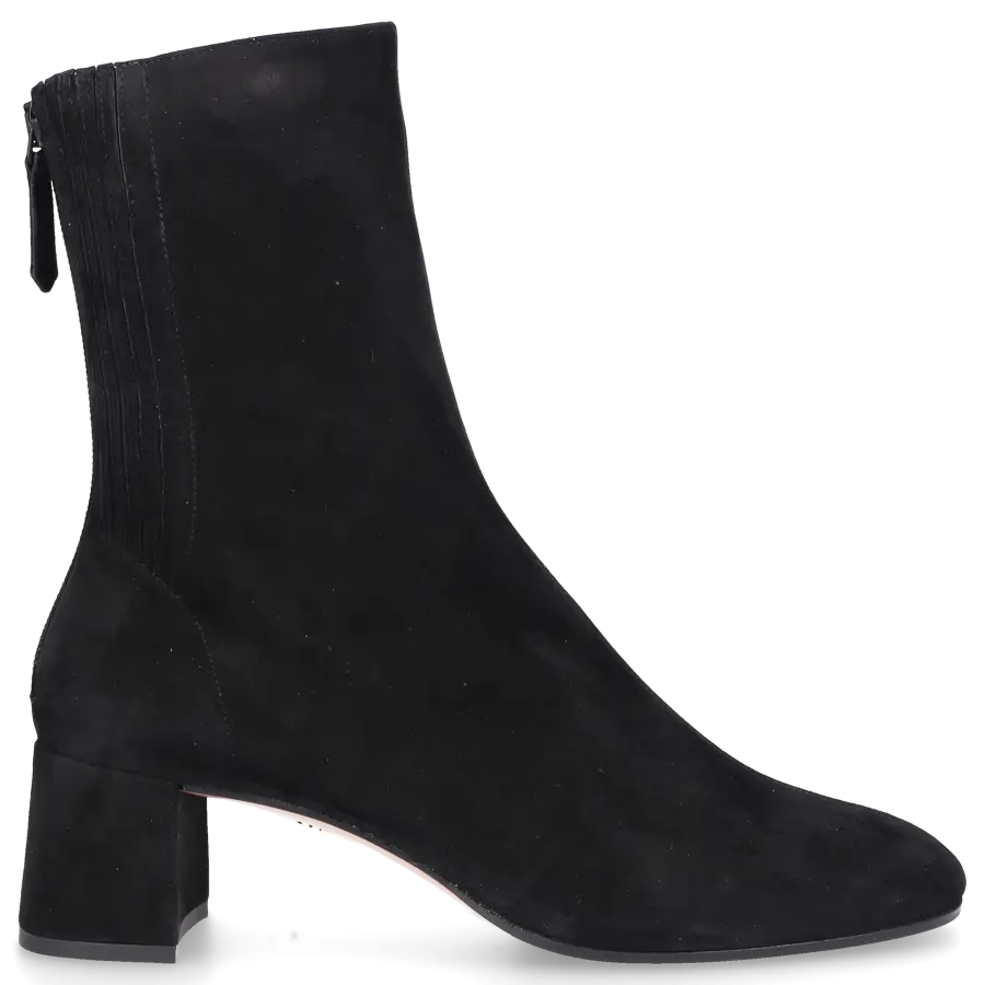 Aquazzura - Klassische Stiefeletten SAINT HONORE 50 Veloursleder - schwarz