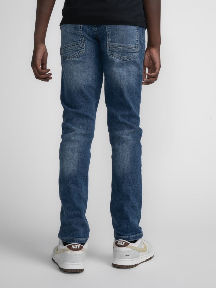Petrol Industries Tapered Fit Jeans Turner Sequim in Blau günstig kaufen