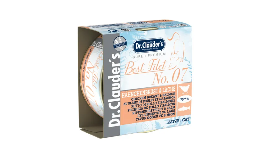 Dr. Clauders Katzennassfutter Best Filet No7 70g 70 g
