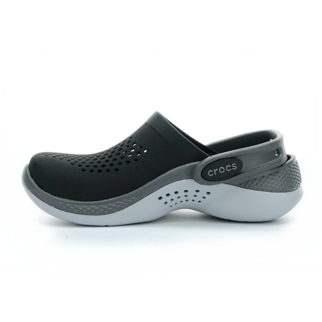 Crocs LiteRide Clog Black/Slate Grey Pantoffeln