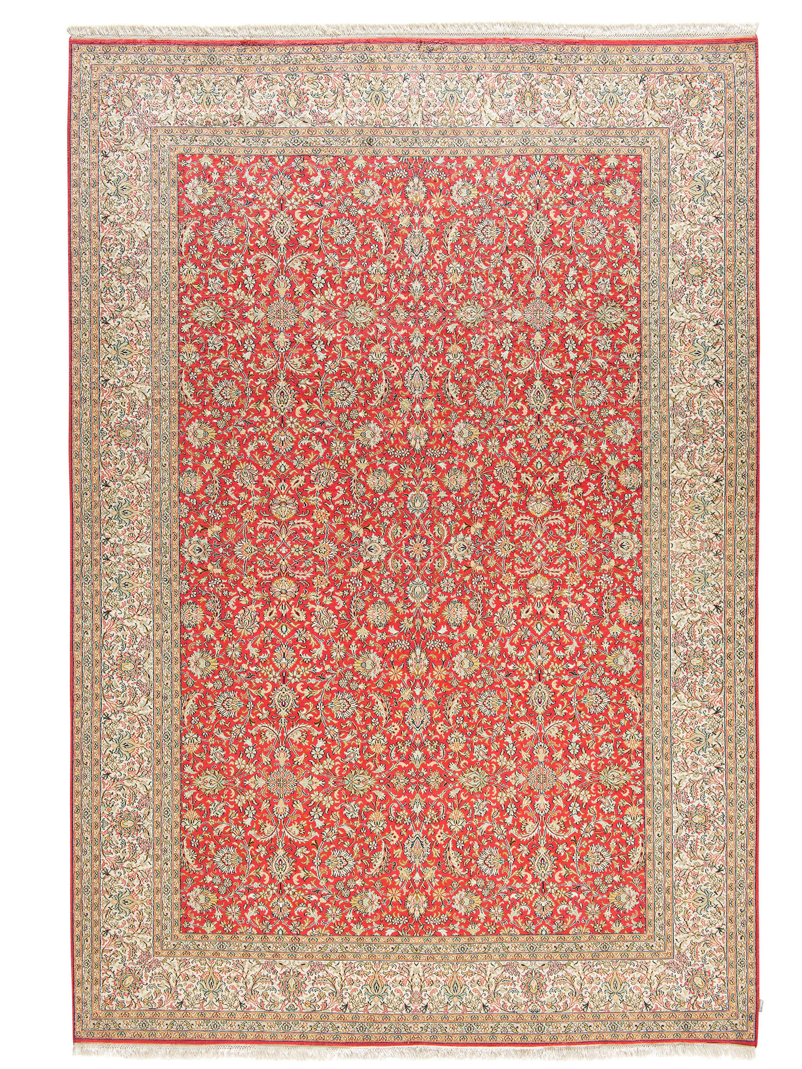 Kaschmir Seide 18/18 ca. 218 x 316 cm, Unikat / Einzelstück