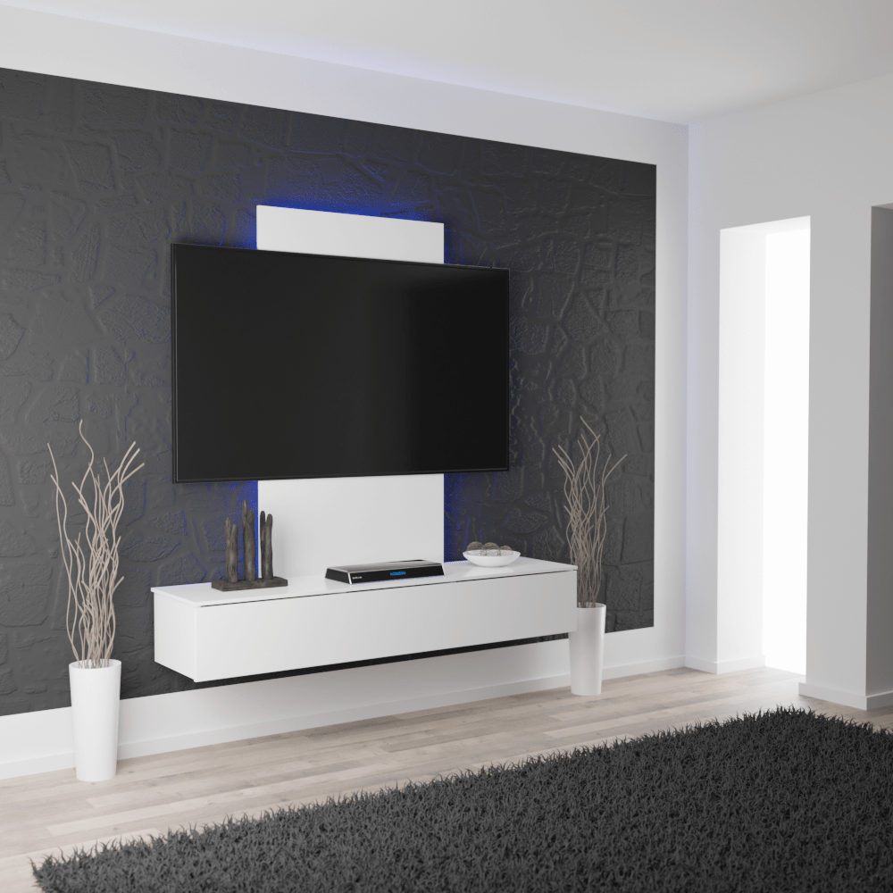 TroniTechnik TV Lowboard VELAN 140cm x 38,5cm x 26cm