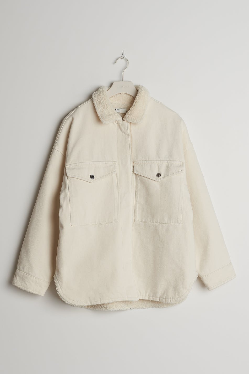 Teddy twill overshirt