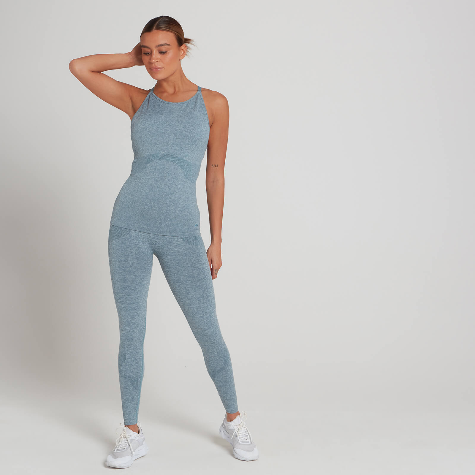Débardeur sans coutures MP Dynamic Training pour femmes – Bleu glacé