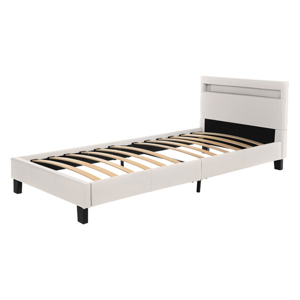 LED Bett ASTRO, weiß, 90 x 200 cm