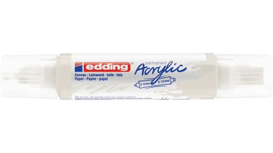 edding Double Liner 3D  verkehrsweiss 42 ml verkehrsweiß